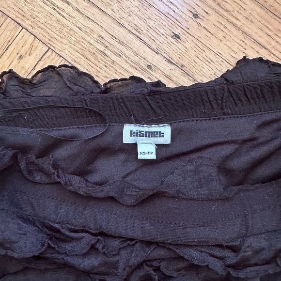 Kismet stretchy ruffled midi skirt - Picture 3 of 4